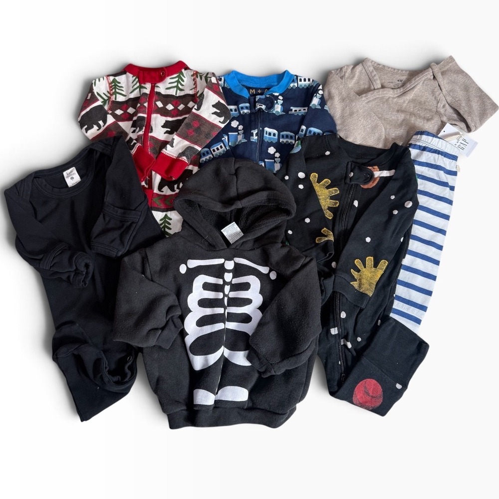 Baby Boy 3-6M Fall Clothing Lot Kate Quinn Gap Monica + Andy Halloween autumn